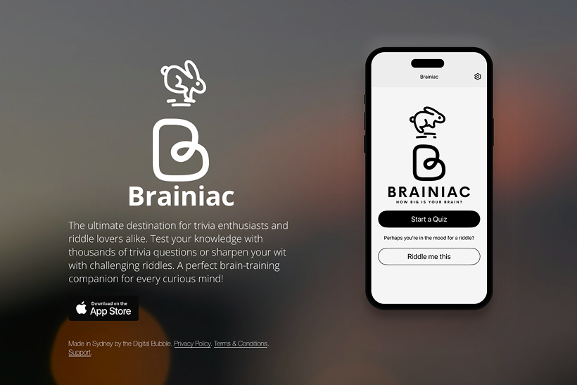 Brainiac app screenshot