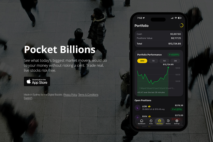 Pocket Billions app screenshot